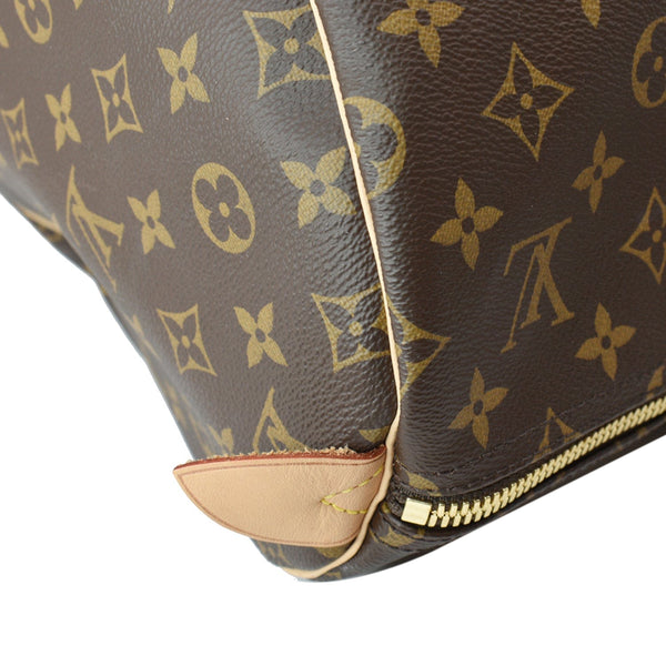 LOUIS VUITTON Keepall 55 Monogram Canvas Travel Bag Brown