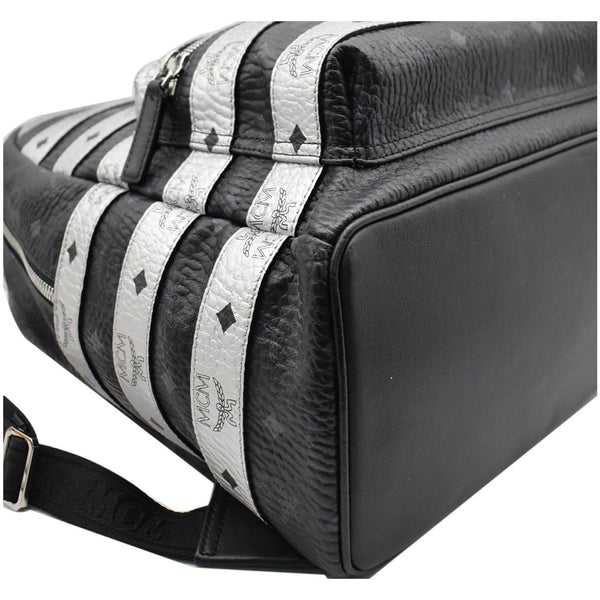 MCM Striped Medium Stark Metallic Visetos Backpack Bag