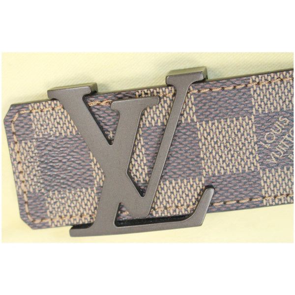 logo Louis Vuitton LV Initiales Monogram Canvas Belt Men