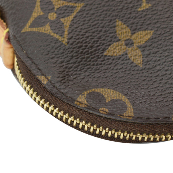 LOUIS VUITTON Monogram Canvas Cosmetic Pouch Brown