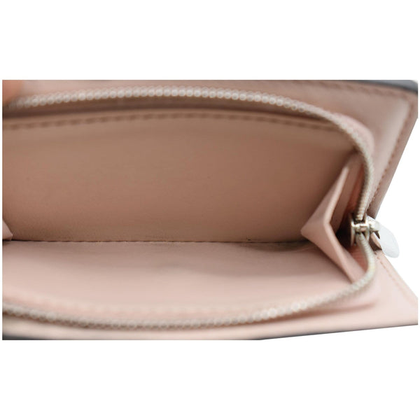 LOUIS VUITTON Iris Mahina Monogram Leather Compact Wallet Magnolia