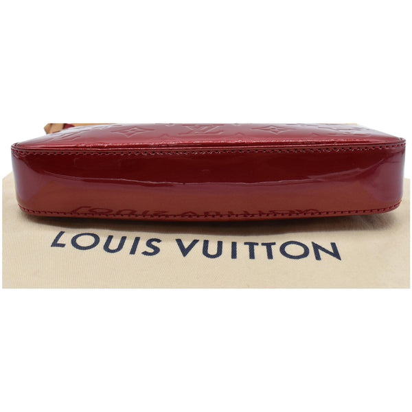 LOUIS VUITTON Pochette Accessoires NM Monogram Vernis Pouch Bag Red