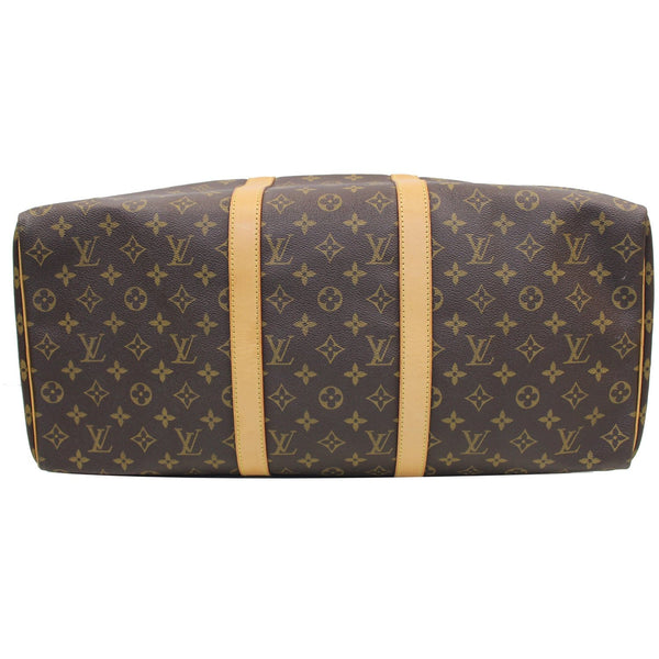 soft base lv Keepall 50 Monogram Canvas Travel Bag