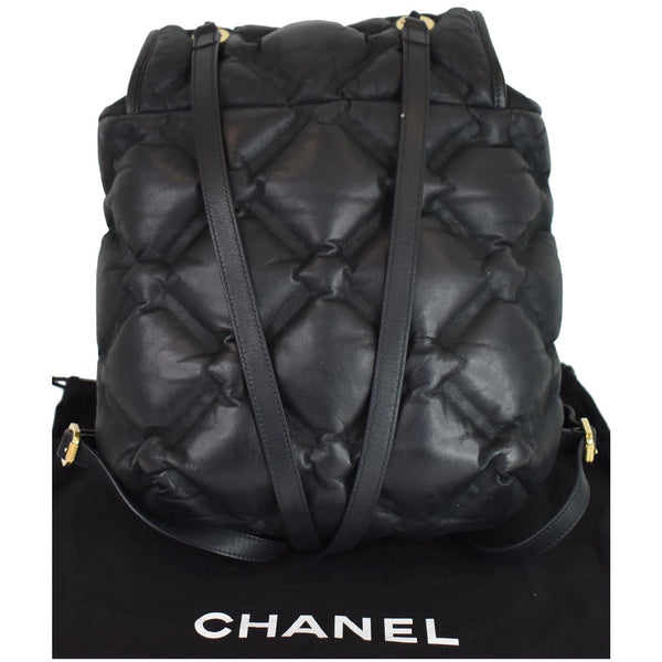 Chanel Chesterfield Quilted Calfskin Shoulder Backpack backside