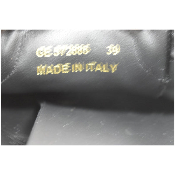 YVES SAINT LAURENT Court Classic Perforated Leather Sneakers Black Size 39