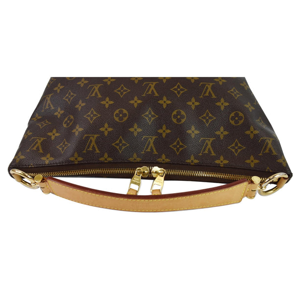 Louis Vuitton Sully PM Monogram Canvas Shoulder Bag - leather handle
