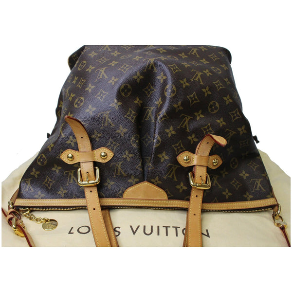 LOUIS VUITTON Palermo GM Monogram Canvas Tote Shoulder Bag Brown