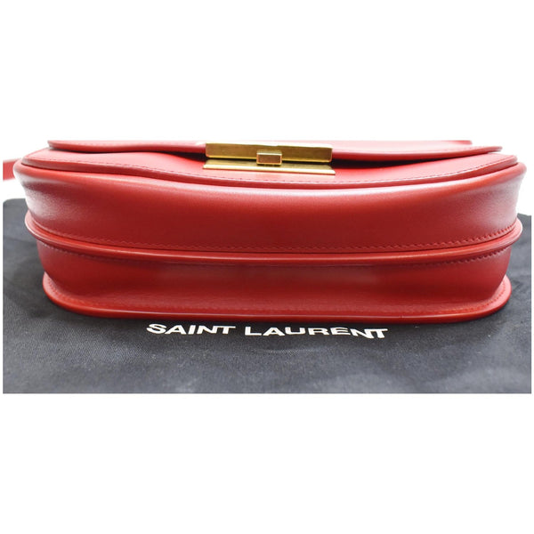 YVES SAINT LAURENT Betty Smooth Leather Shoulder Bag Red