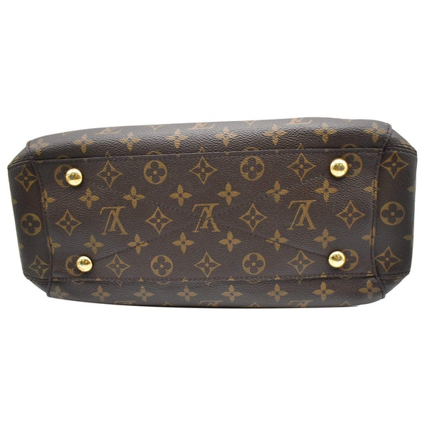 LOUIS VUITTON Montaigne MM Monogram Canvas Shoulder Bag Brown