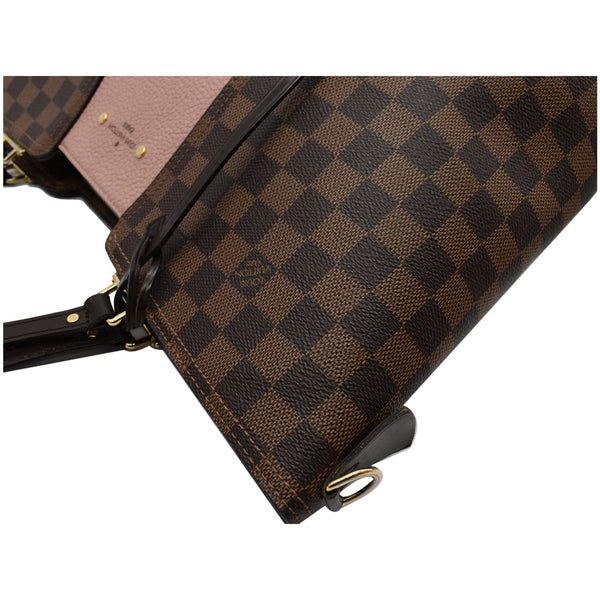 LOUIS VUITTON Jersey Damier Ebene Shoulder Bag Magnolia