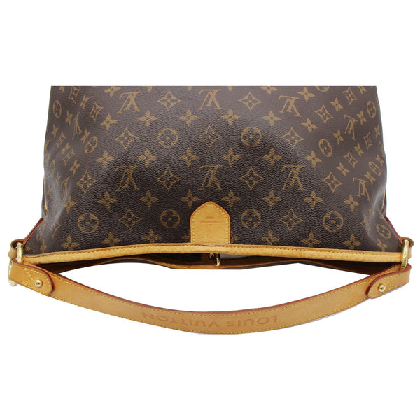 LOUIS VUITTON Delightful MM Monogram Canvas Hobo Bag Brown