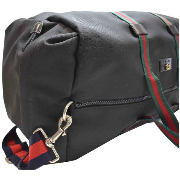 Gucci Techno Canvas Duffle Travel Bag - preowned bag | Shop at DDH