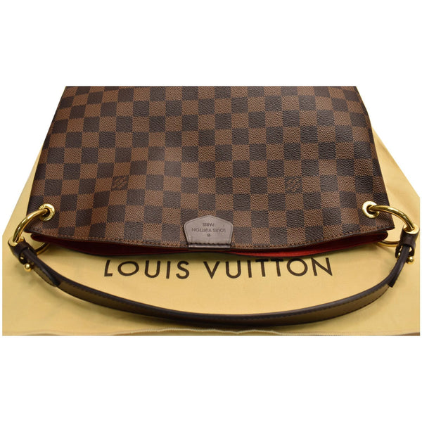 LOUIS VUITTON Graceful PM Damier Ebene Shoulder Bag Brown