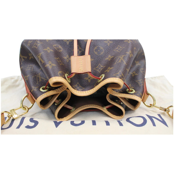 LOUIS VUITTON Petit Noe NM Monogram Canvas Shoulder Bag Brown