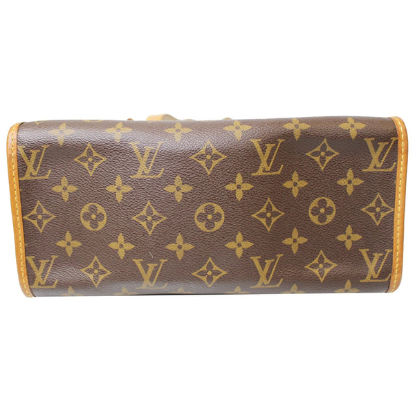 LOUIS VUITTON Popincourt Haut Monogram Canvas Shoulder Bag Brown