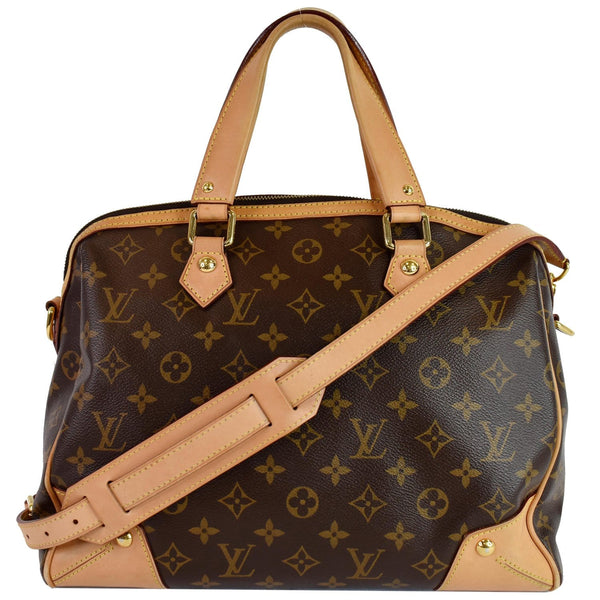 LOUIS VUITTON Retiro PM Monogram Canvas Shoulder Bag Brown