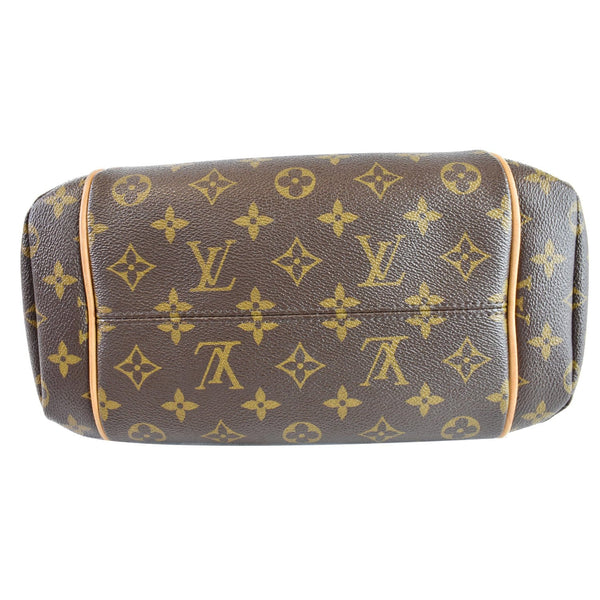 LOUIS VUITTON Totally PM Monogram Canvas Shoulder Bag Brown