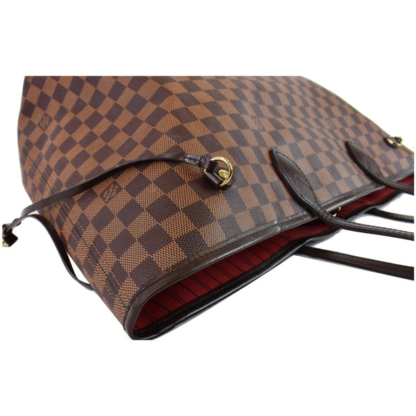 LOUIS VUITTON Neverfull GM Damier Ebene Tote Bag Brown