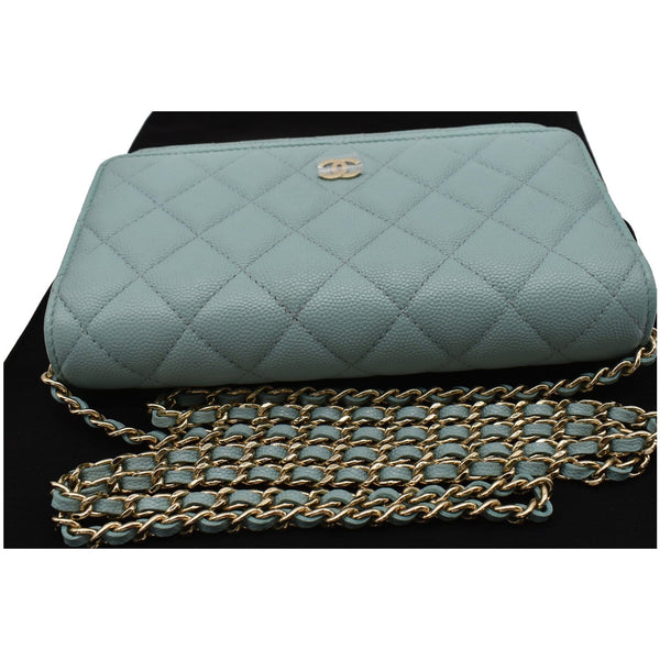 Chanel CC WOC Caviar Leather Wallet On Chain Shoulder Bag