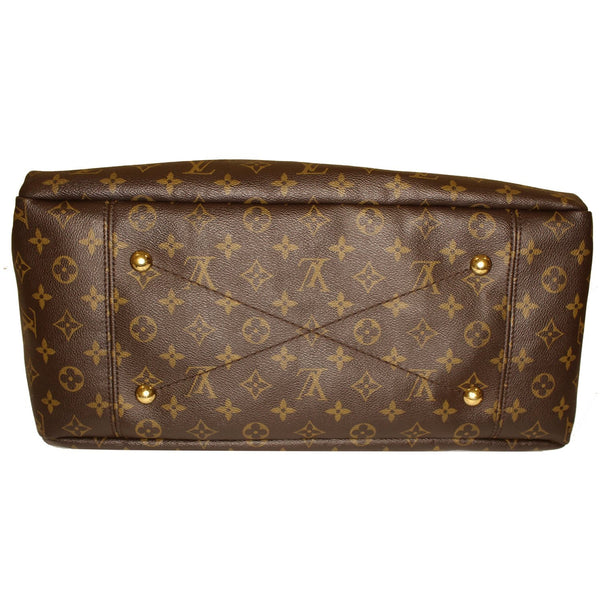 LOUIS VUITTON Artsy MM Monogram Canvas Shoulder Bag Brown