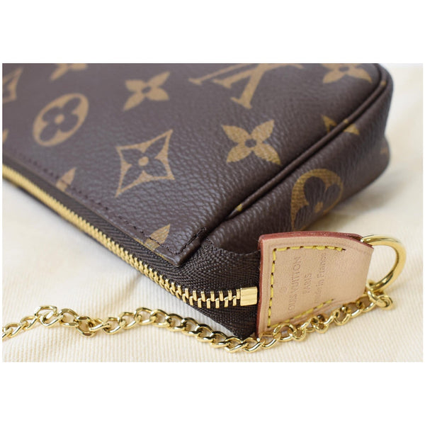 Louis Vuitton Mini Pochette Monogram Canvas Pouch Brown - lv brand tags