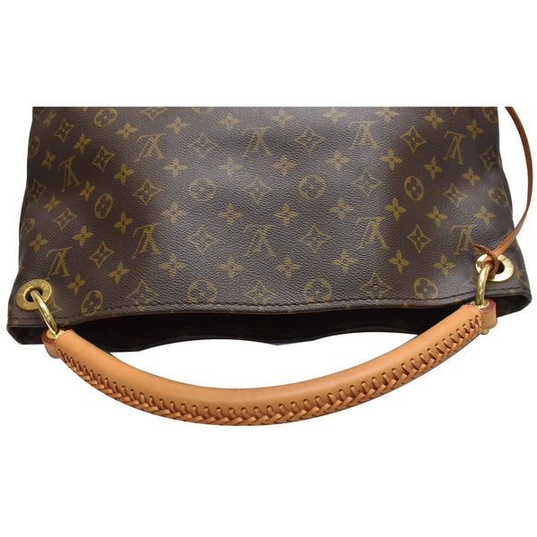 LOUIS VUITTON Artsy MM Monogram Canvas Shoulder Bag Brown