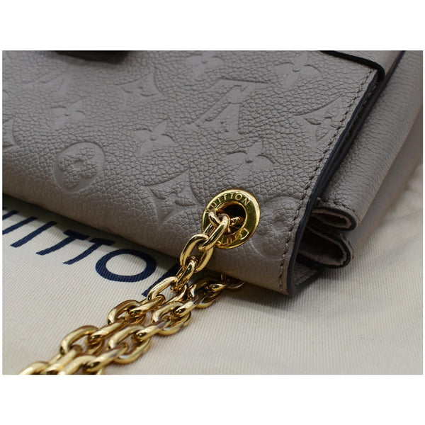 LOUIS VUITTON Vavin MM Monogram Empreinte Shoulder Bag Taupe