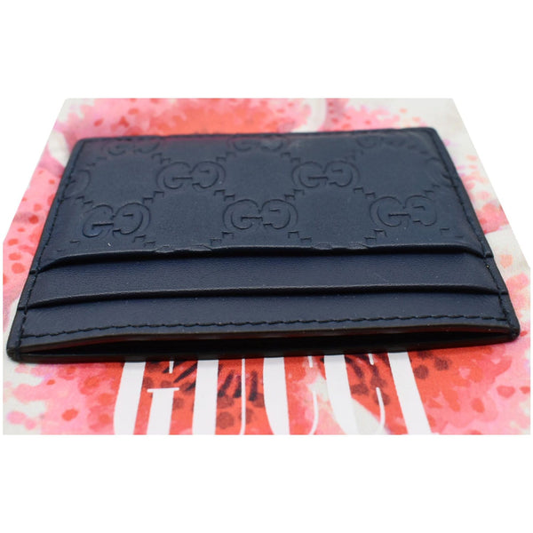 Gucci Guccissima Leather Signature Card Case - DDH