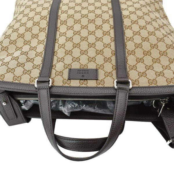 GUCCI Borsa Donna Large GG Canvas Tote Bag Beige 449169