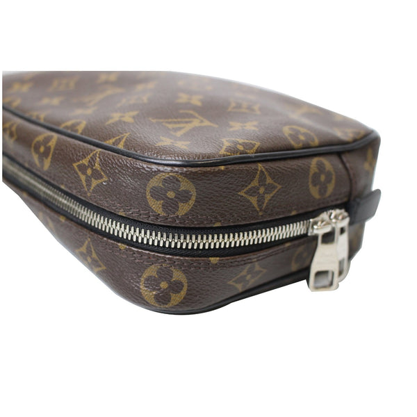 zipp view lv Monogram Macassar Toilet Pouch GM
