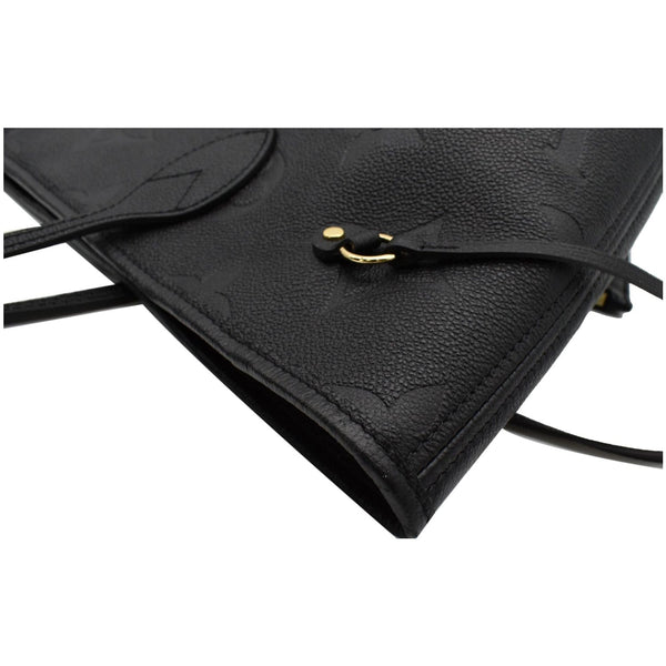 LOUIS VUITTON Neverfull MM Monogram Empreinte Tote Bag Black