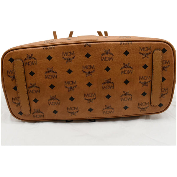 MCM Reversible Liz Medium Visetos Canvas Shopper Tote Bag