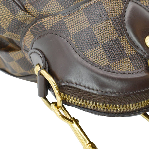 LOUIS VUITTON Trevi PM Damier Ebene Shoulder Bag Brown
