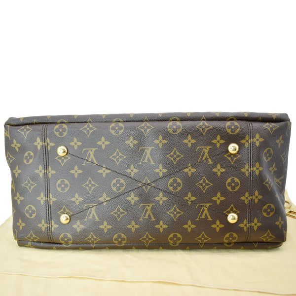 LOUIS VUITTON Artsy MM Monogram Canvas Hobo Bag Brown