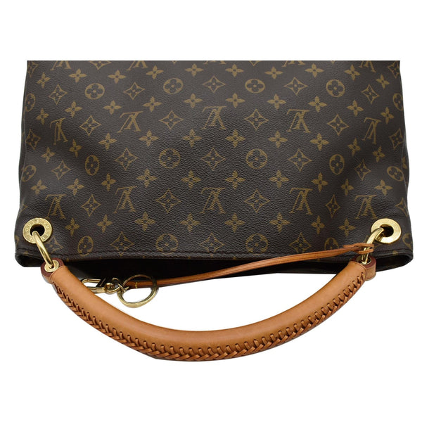 LOUIS VUITTON Artsy MM Monogram Canvas Hobo Bag Brown