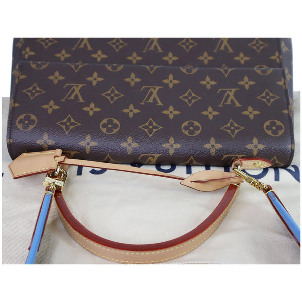 Louis Vuitton Cluny MM Monogram Canvas Satchel Bag top view look