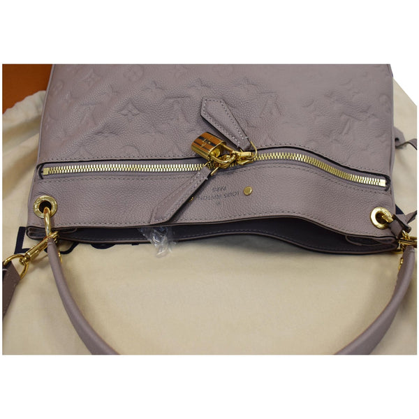 LOUIS VUITTON Spontini Empreinte Leather Shoulder Bag Mastic