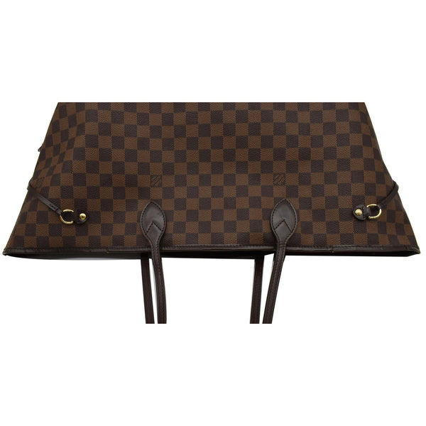 LOUIS VUITTON Neverfull GM Damier Ebene Tote Bag Brown