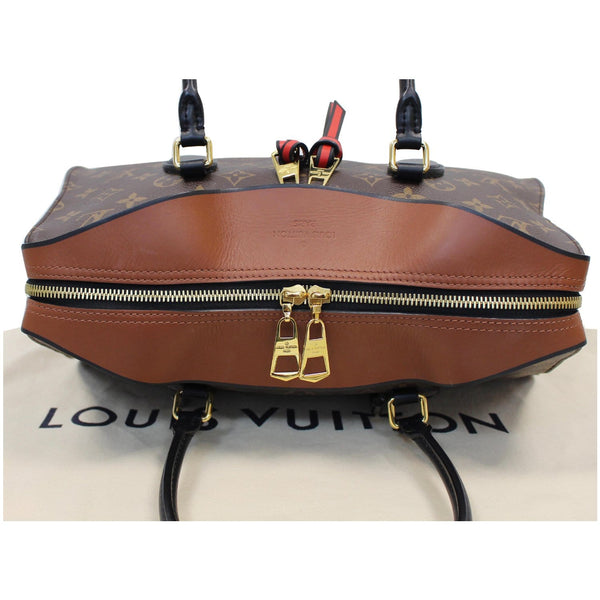 top view lv Tuileries Monogram Canvas Shoulder Tote