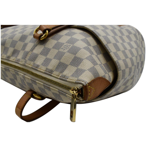 LOUIS VUITTON Totally GM Damier Azur Shoulder Bag White