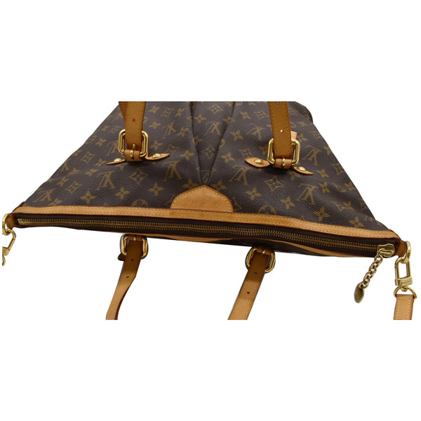 LOUIS VUITTON Palermo GM Monogram Canvas Tote Bag Brown