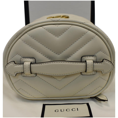 Gucci GG Marmont Matelasse Top Handle Cosmetic Case