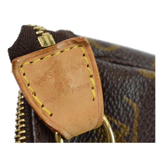 LOUIS VUITTON Pochette Accessoires Monogram Canvas Pouch Bag Brown