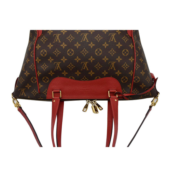 LOUIS VUITTON Estrela NM Monogram Canvas Shoulder Bag Coquelicot
