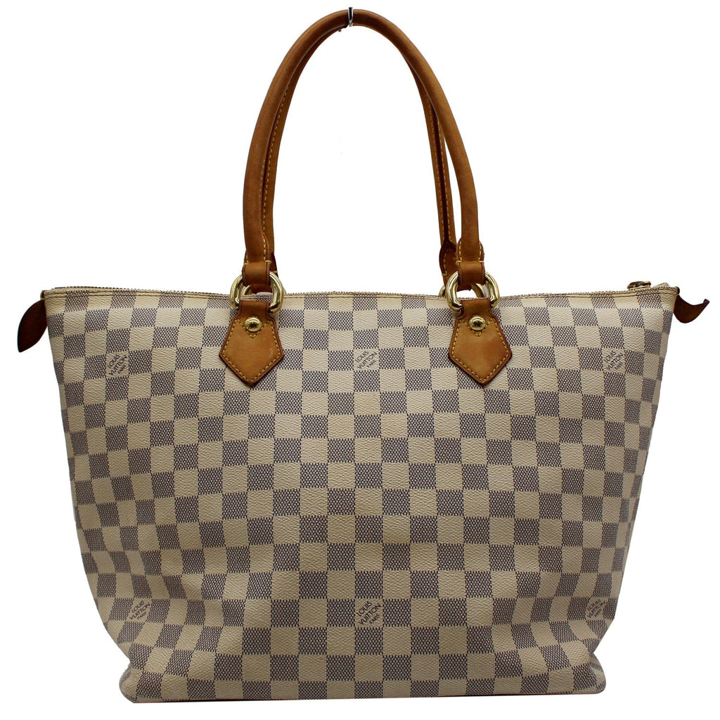 Louis Vuitton Saleya Handbag Damier MM White 2202451