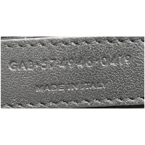 YVES SAINT LAURENT Medium Loulou Matelasse Leather Chain Shoulder Bag Dark Smog