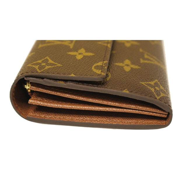 Louis Vuitton Sarah NM Monogram Canvas Wallet side view