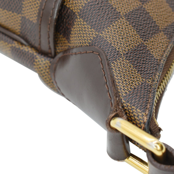 LOUIS VUITTON Bloomsbury PM Damier Ebene Crossbody Bag Brown