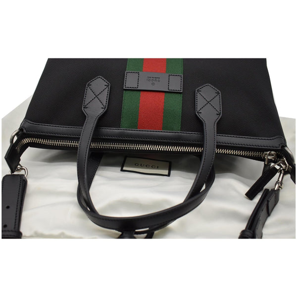 Gucci Nylon Top Handle Tote Shoulder Bag - Dallas Handbags