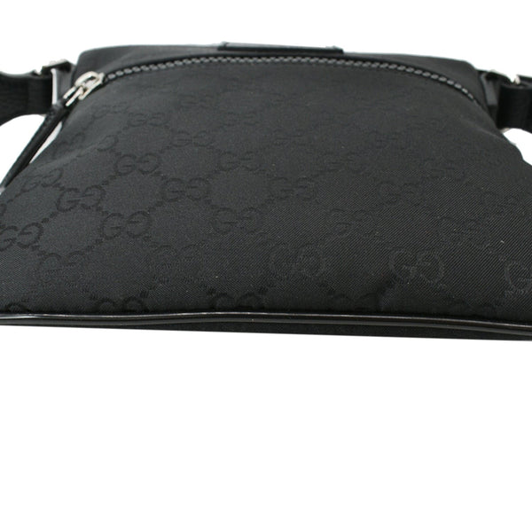 GUCCI Nylon GG Canvas Messenger Bag Black 449183